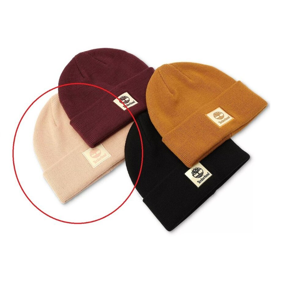 Timberland Women's Classic Tonal Patch Cuffed Beanie - Picture 6 of 6